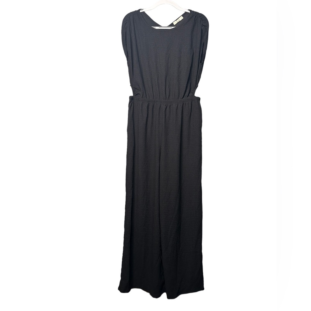 Jade by Jane Side Cut Out Sleeveless Wide Leg Jumpsuit